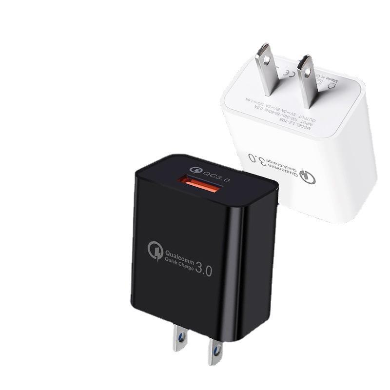 Fast Charger Head QC3.0 Charging Head Usb Flash Charging Head 5v3a US Regulations European Regulations Mobile Phone Charger