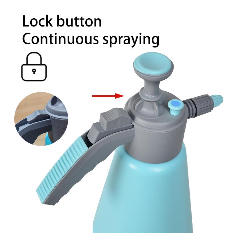 2.0L Car Washing Pressure Spray Pot Auto Clean Pump Sprayer Pressurized Spray Bottle GardeningTools
