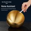 Stainless Steel Spherical Slanted Condiment Bowl