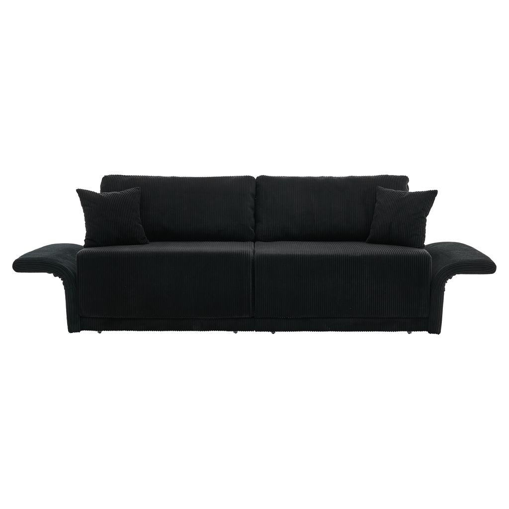 Modern Minimalist Sofa with Multifunctional Conversion - Sofa Bed for Living Room, Offices and Studios, Foldable Double Sofa Bed for Small Apartments
