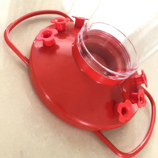 Hummingbird Feeder Outdoor Hanging Wildbird Feeder with 6 Bee Guard Feeding Ports