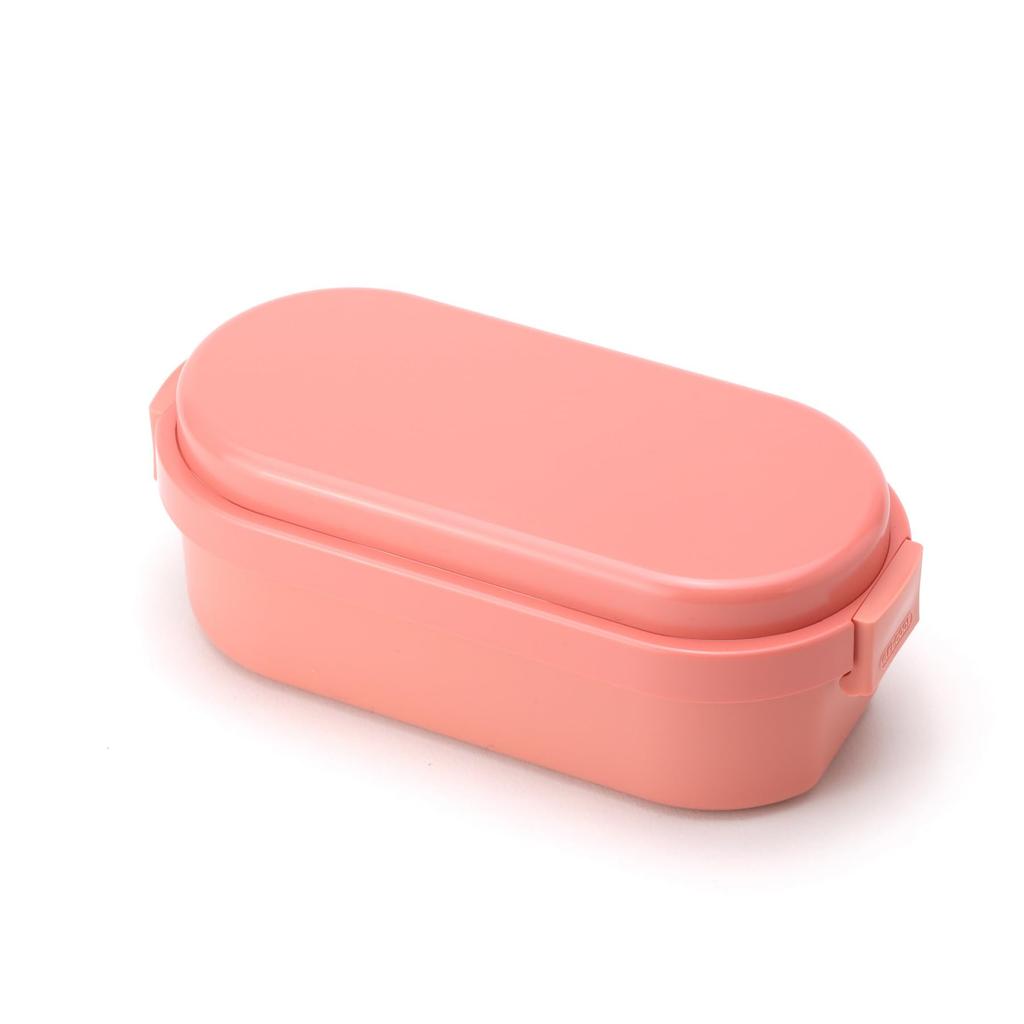 Miyoshi Seisakusho Matboks med integrert iskuppel Macaron GEL-COOL-pakning, M, Rosa, 0101-0170