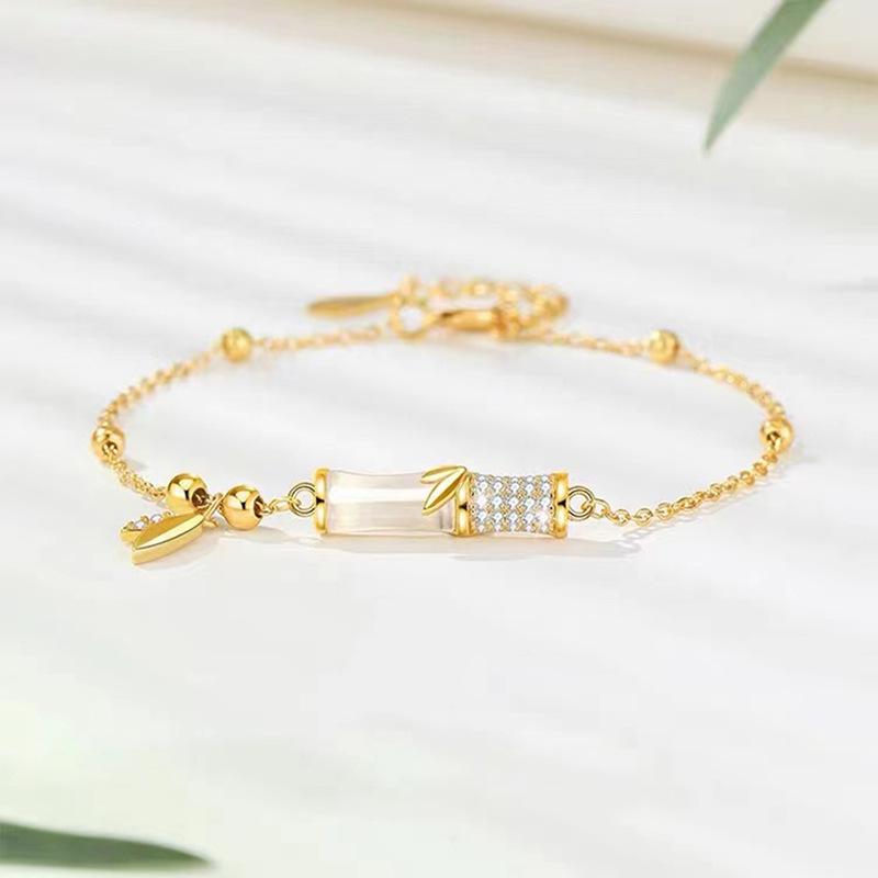 New 925 Sterling Silver Simple Style High Quality Romance Bracelet Chain For Women Engagement Party Wedding Jewelry Gift