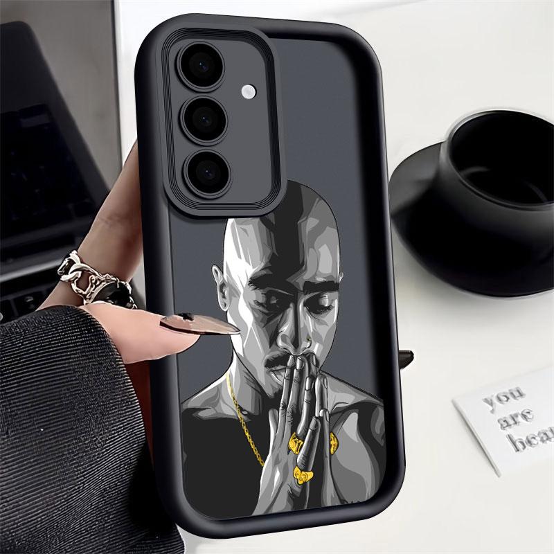 2PAC Tupac Rapper Handyhülle Für Samsung S26 S25 S24 S23 S21 S20 Ultra Für Galaxy S25 S24 FE S26 Plus Funda Weiche Silikonhülle