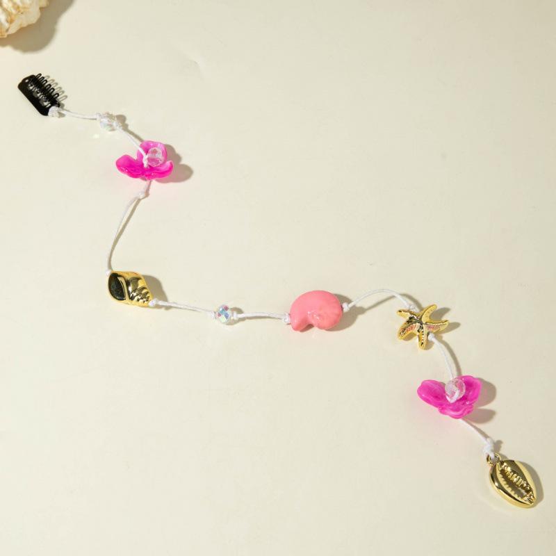 Accessories, Beach Conch Shell Braided Headwear Ins Punk Trend Braided Hair Dirty Braided Hair Accessories