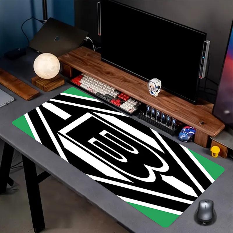 Borussia Mönchengladbach Print Mauspads, Anti-Rutsch Schreibtisch-Tastaturmatte, für PC Laptop Gaming Arbeiten Tägliche Nutzung, Cooles Festival Überraschungsgeschenk