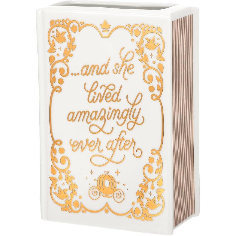 PRETYZOOM Easter Bible Book - Shaped Vase - Ceramic Book Shaped Decorative Vase for Dry Flower Arrangement, Homemade Multifunctional Home Decor, 6.02