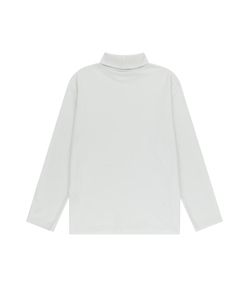 ENDOOR Turtleneck Long Sleeve T-Shirt (Ivory)