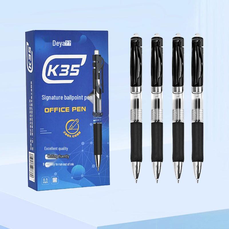 

Large Capacity 0.5 Bullet Tip Gel Pen - Perfect for Office Use 0.5mm