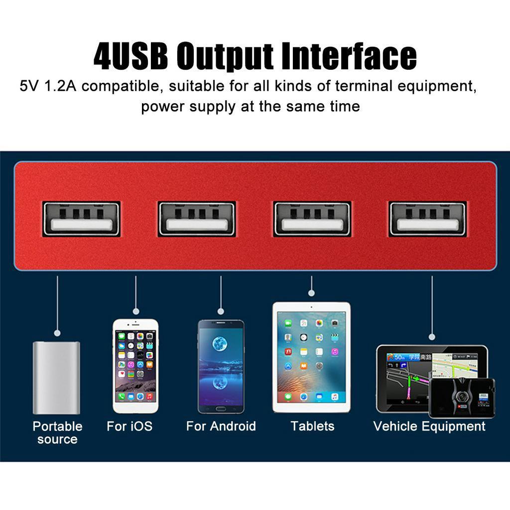 10000W Peak Auto 4 USB Port Converter Modified Sine Wave Transformer LED Display Car Inverter Power Inverter