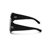 Gucci Logo Irregular Shape Sunglasses Men Sunglasses Black GG1402S001