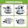 Carburetor Carb Fit Husqvarna 435 435E 440E Chaaw Zama C1T-EL41A 506450501