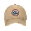 Summer Funny Hiking  Mountain Baseball Cap Sun  High Quality Design Washed Trucker Hat Unisex Unisex Retro Outdoor Sport Cap