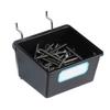 Efficient Pegboard Storage Bins with Hook and Labels Practical Peg Board Basket Effective Hardware Storage Solution