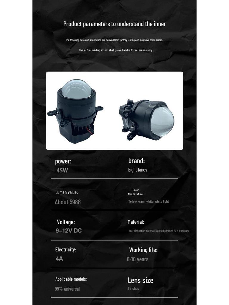 Great Wall Haval H6/H9 22 LED Dual-Light Fog Lamp Lens with Beam Switch