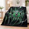 Borussia Mönchengladbach Bedruckte Flanelldecke Warmer Komfort Tagesdecke Für Innenbereich Heimdekoration