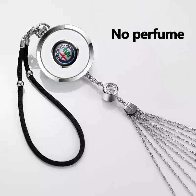 qfmhr7 for Alfa Romeo 159 156 147 Mito Giulia Car perfume pendant Air freshener DIY Your car logo Aromatherapy