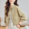 Short Jacket for Women's Spring Clothes New Stand-up Collar Top Small Design Niche Jacket Cardigan