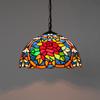 Nordic Rural Style Roses Tulip Chandelier Kitchen Dining Room Hallway Handmade Glass Chandelier Indoor Home Decor Lamp