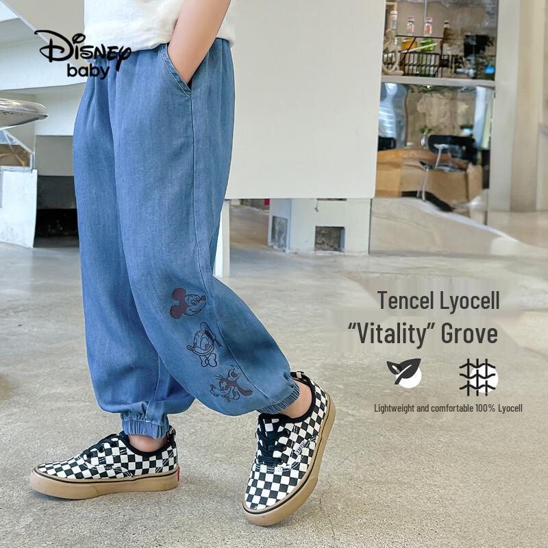 Disney Baby Boy s Tencel Lightweight Denim Pants 140