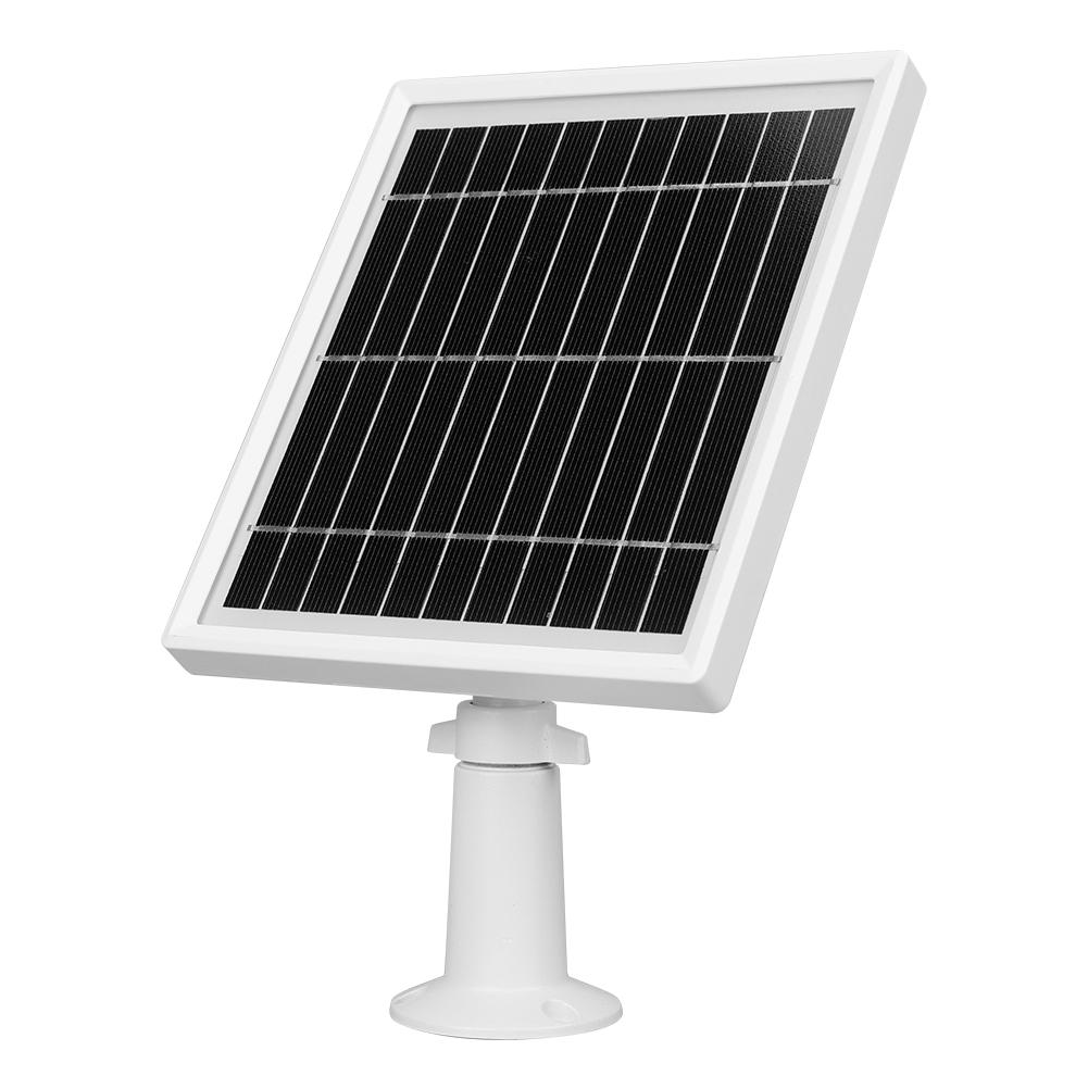 5W Solar Panel 360° Adjustable Wall Mount Solar Panels Supply with DC Port 9.8ft Charging Cable for Ring Spotlight Cam Plus/Pro