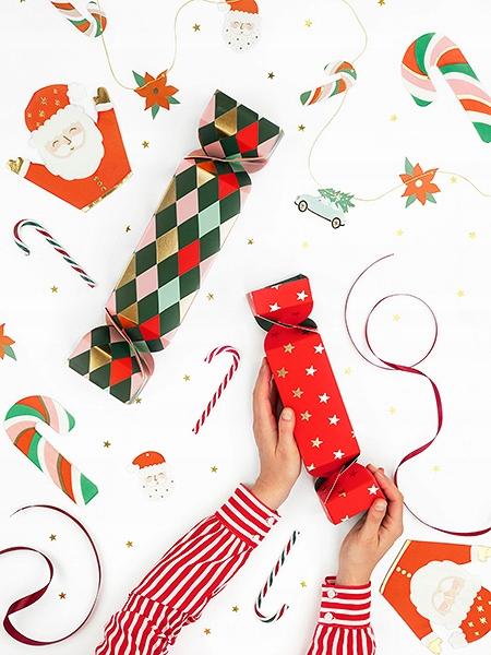 Santa Claus Gift Tags, Mix, 12 Pcs