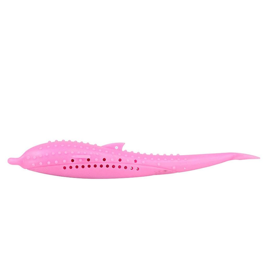 Fish Shape Toothbrush With Catnip, Silicone Molar Stick Catnip Toys, Chew Teeth Cleaning Toy For Cats