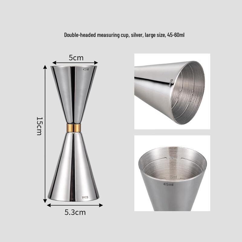 ZISIZ 304 Stainless Steel Measuring Jigger