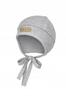 Baby Pilot Hat 38-40 Tied Covers the Ears Spring Autumn Gray
