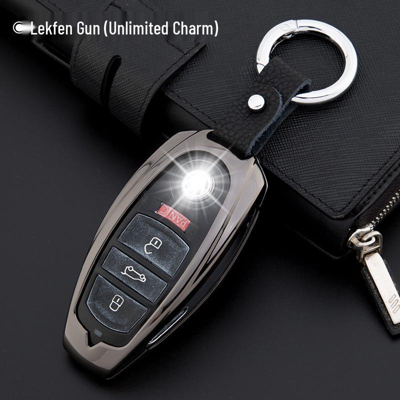 Volkswagen Key Case Cover for Touareg, Golf 7, Sportsvan, Lamando, Lingdu, Touron, Tiguan L (Women's Edition)