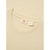 Levis Loose Casual Simple Logo Ribbed Round Neck Short Sleeve T-Shirt Unisex Tops Light-Brown 002U3-0003