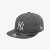 New Era Mlb Black New York Yankees Pigment Washed Retro Crown Strapback 15131615