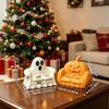 Realistic 3D Printing Pumpkin Decorations Spooky Design Ghost Pumpkin Storage Tray  Gift