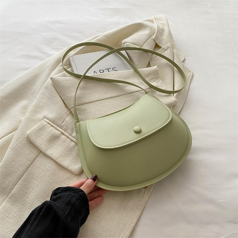 Stylish Summer New Casual Fashionable Single Shoulder Saddle Bag For Women In Multiple Colors