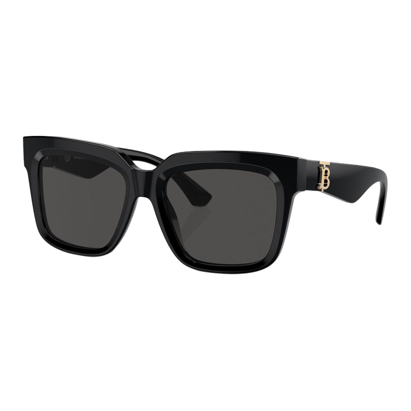 Burberry Logo Irregular Frame Sunglasses Unisex sunglasses Black OBE4419F-300187 Basic Packaging-Eyeglass Case+Box