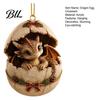 Lightweight Wall Hanging Decor Baby Dragon And Egg Christmas Ornament, 2D Flat Acrylic Tree Fantasy Style Ornament Decoration, Pendant for Xmas Tree,
