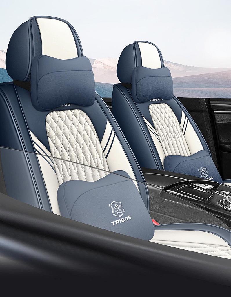 All-Season Full Leather Car Seat Cushion and Cover for Comfortable Fit
