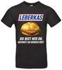 Herren Vintage Lustiges Leberkas Meme T-Shirt Damen Streetwear Baumwolle Übergroß Lässiges T-Shirt Unisex Kurzarm Rundhals Locker Tops