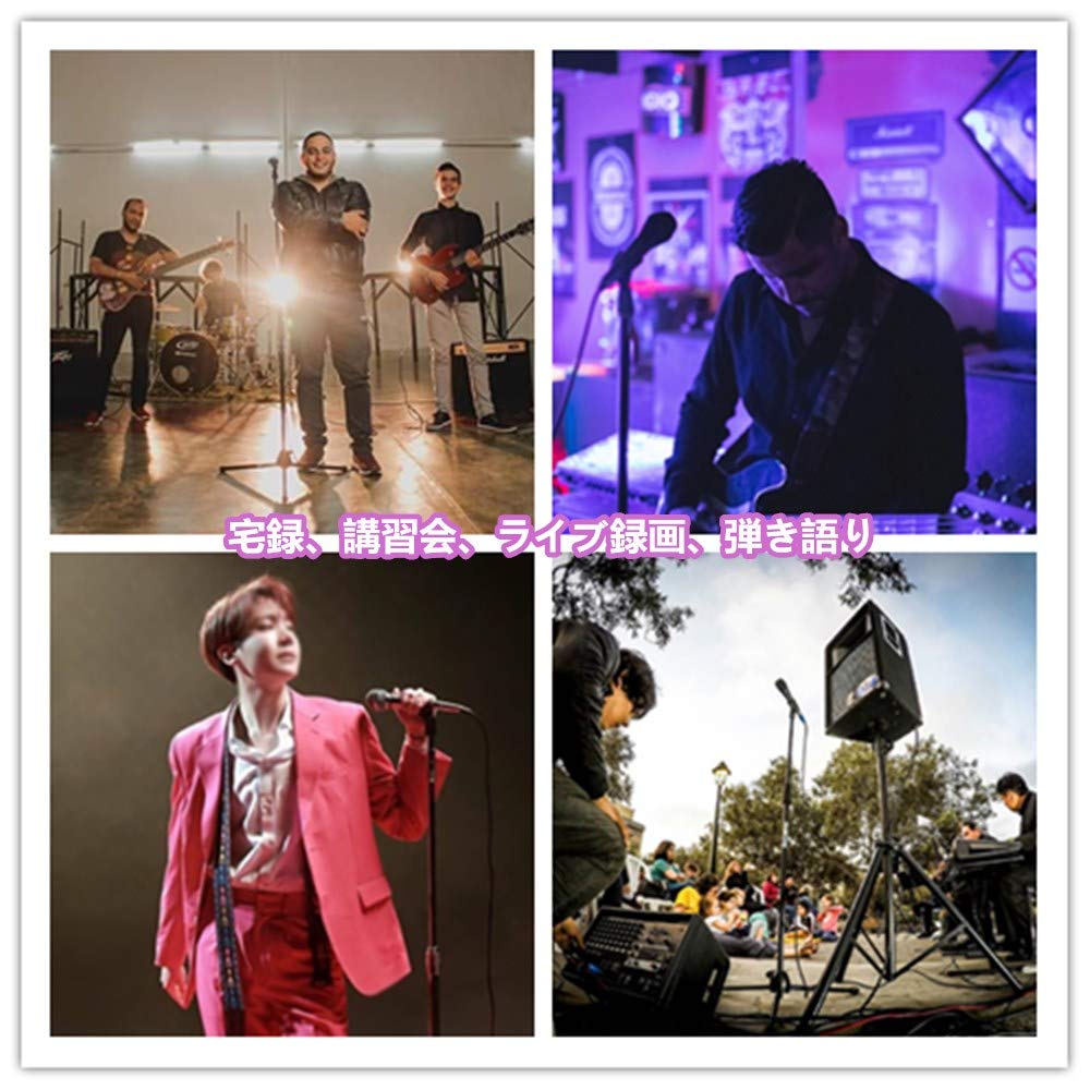 Suport pentru microfon COCOSUN drept cu 1 suport pentru microfon Suport microfon condensator Suport vertical trepied Excelent pentru seminarii live moderne din metal negru,