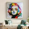 Vibrant Marilyn Monroe Canvas Wall Art Poster