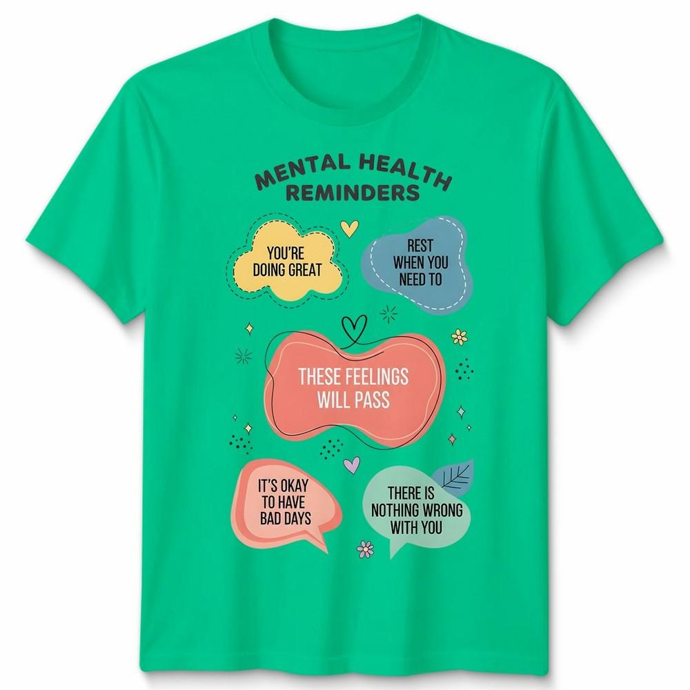 Unisex Unisextal Health Reminders Tshirt S