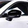 For Mazda CX-5 CX5 2017-2024 ABS Glossy Black Rearview Side Door Mirror Cover Trim 2pcs