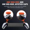 Thumb Stick Caps 1 High-Rise 1 Mid-Rise Joystick Caps Thumb Stick Grip Cap for PS5 Portal for Playstation Portal Remote Player