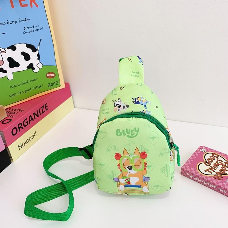 Single Bluey Shoulder Crossbody Chest Bag Kids Cute Coin Purse Gift Cartoon