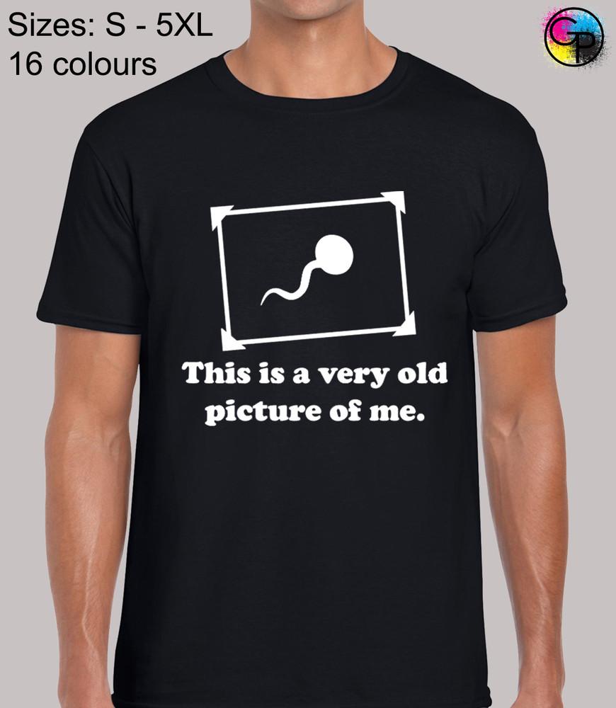

This Is A Very Old Picture Of Me Funny Novelty Regular Fit T-Shirt Top for Men L