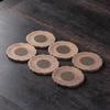 Heavy Bamboo Alloy Coasters Waterproof Insulated Mats High Temperature Resistant Coaster Kung Fu Tea Ceremony Accessories