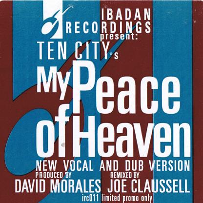 

12inch Record TEN CITY - My Peace Of Heaven IRC011,IRC011 Ibadan 1998 US Dance & Electronica Used