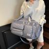 Travel Bag Large Capacity Women's Light Portable Business Travel Luggage Bag Oxford Cloth Dry and Wet Separation Sports Fitness Bag