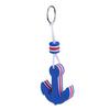 9xNovelty Boating Floating Key Chain Key Ring Keychains Float Blue Anchor
