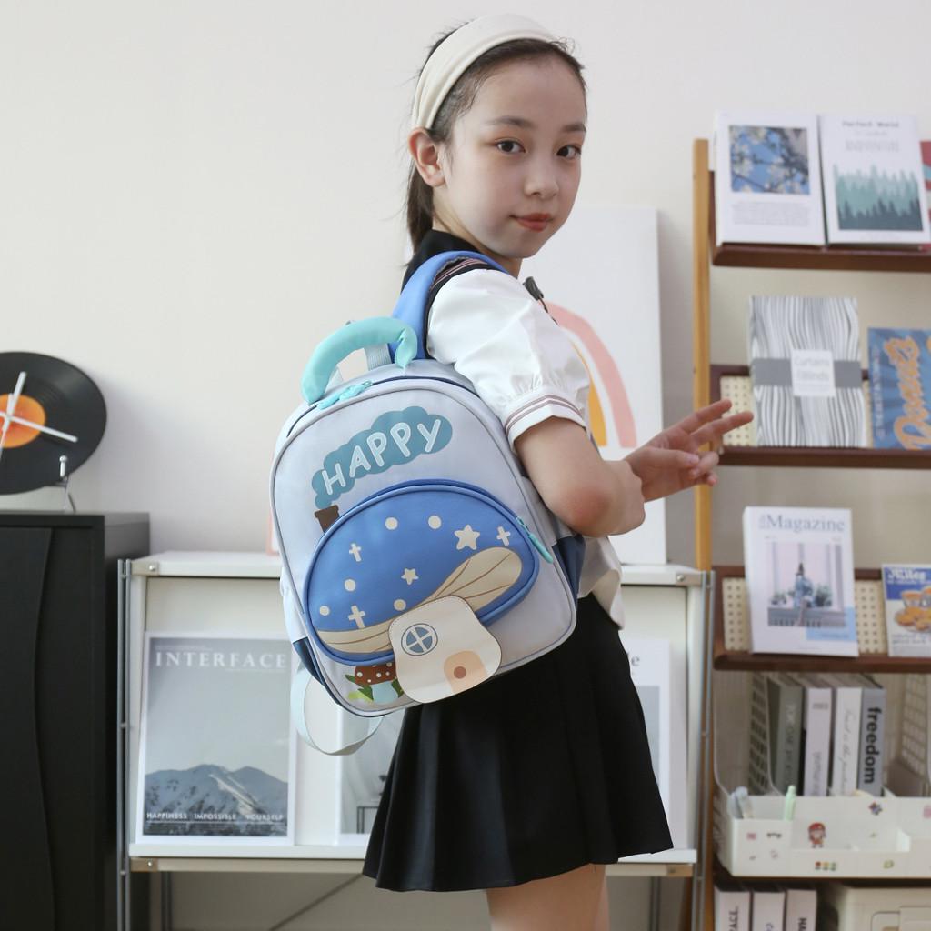 Light And Spacious Toddler Backpack With Cartoon Print For School And Outings